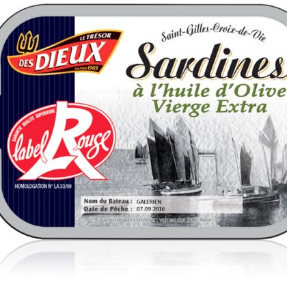 Le Tresor des Dieux - Sardinen in Olivenöl Extra Label Rouge 115g